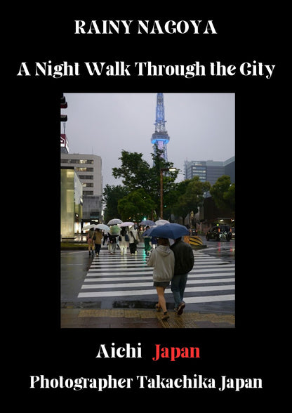 Rainy Nagoya A Night Walk Through the City | Japan Digital Photo Book – 36 Pages